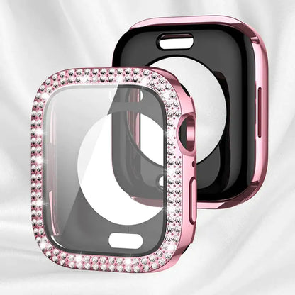 Bling Glass + Cover for Apple Watch Case