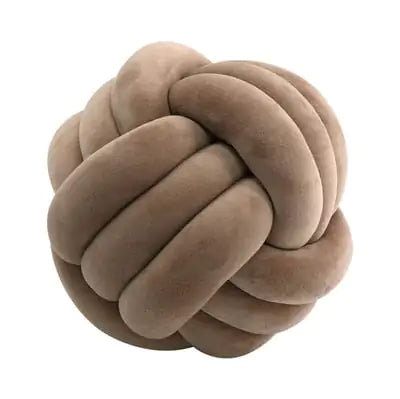 Knotted Ball Throw Pillow