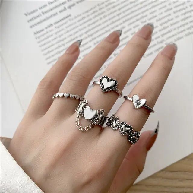 Boho Ring Set